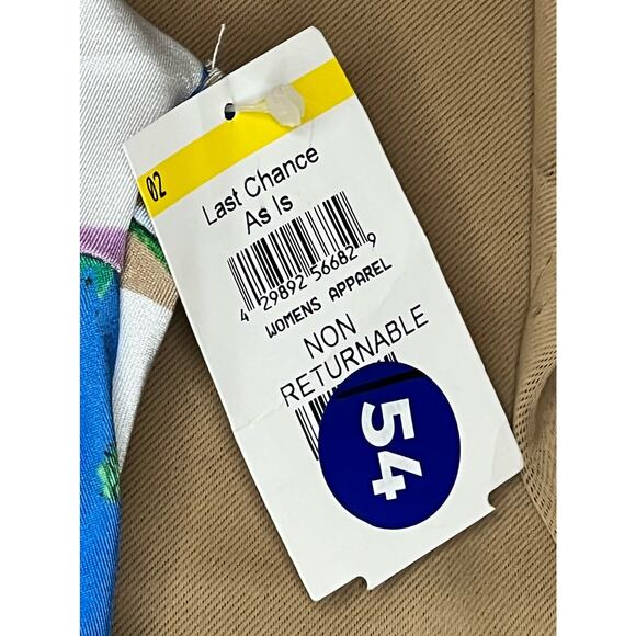 ASOS Design Scoop Back Sleek Swim Suit in Floral Swirl Print 8 NWT - Picture 6 of 6